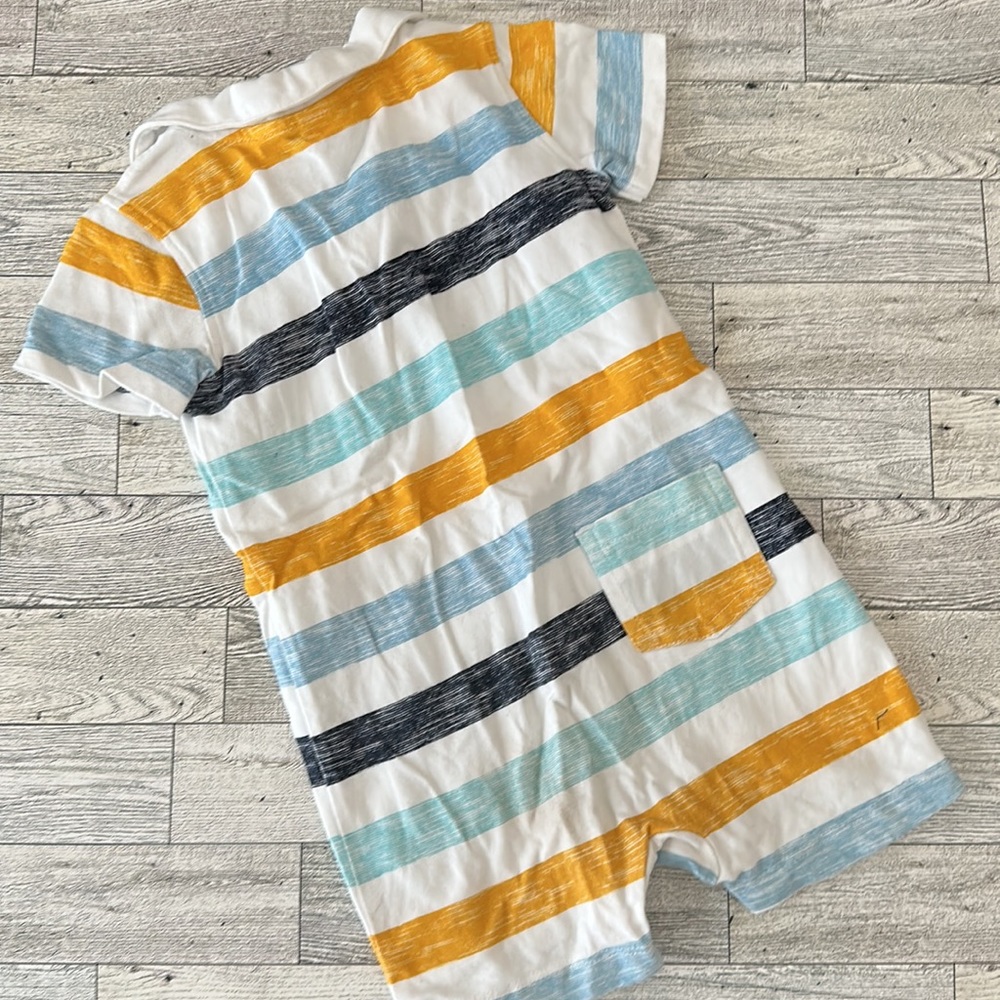 Striped Romper - Picture 2 of 2